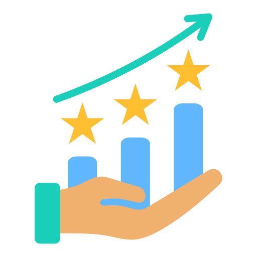 Shield icon symbolizing online reputation management services and brand protection.